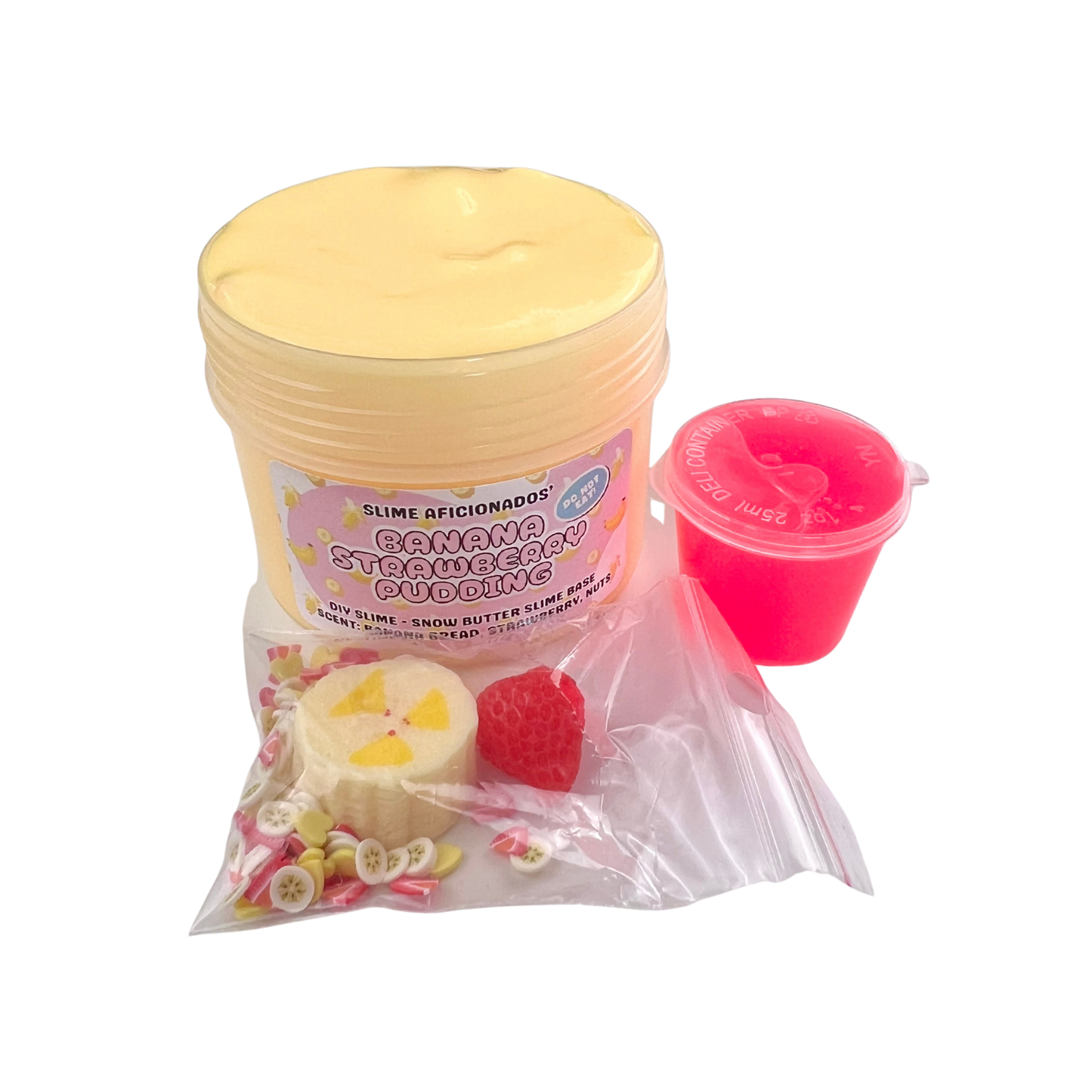 BANANA STRAWBERRY PUDDING