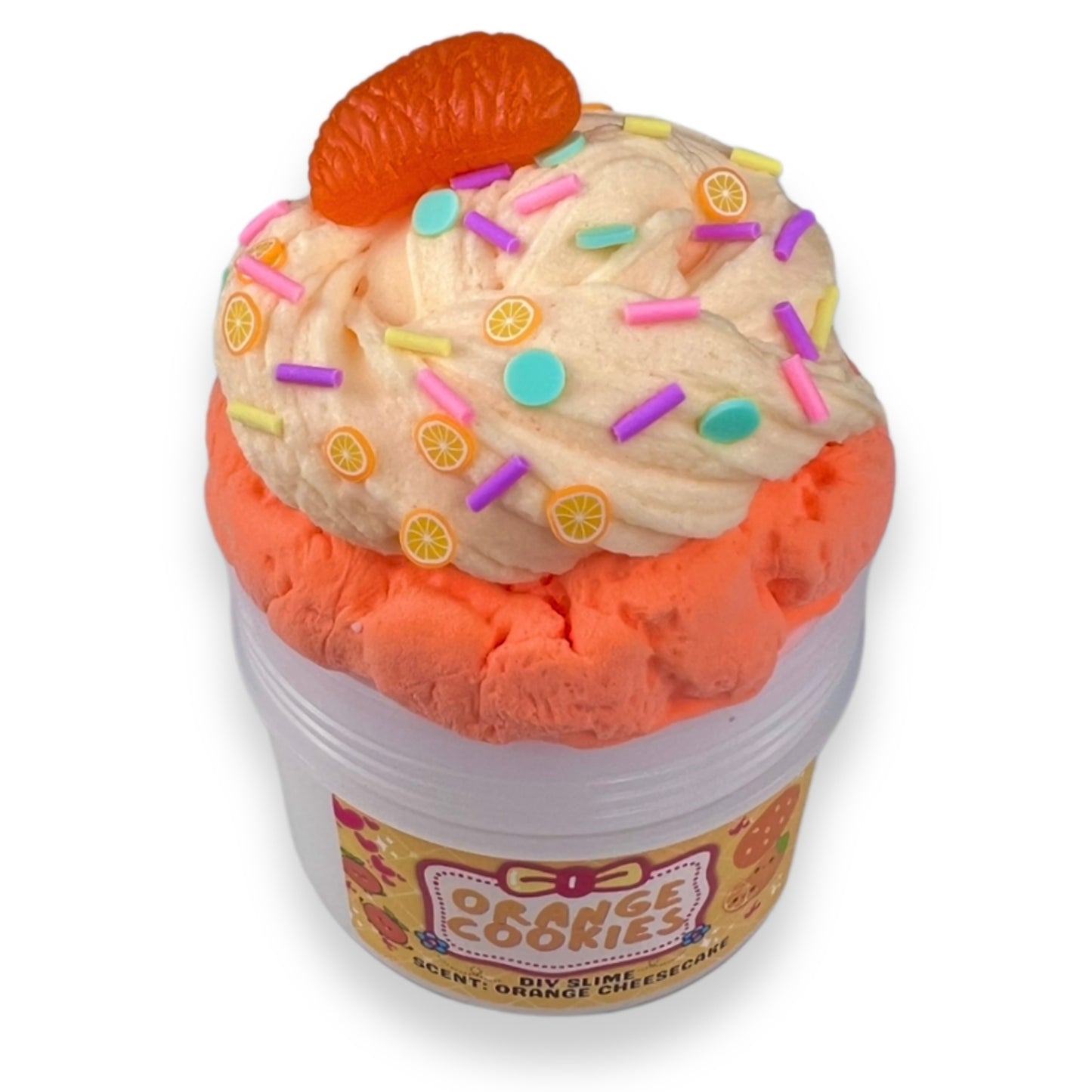ORANGE COOKIES DIY SLIME