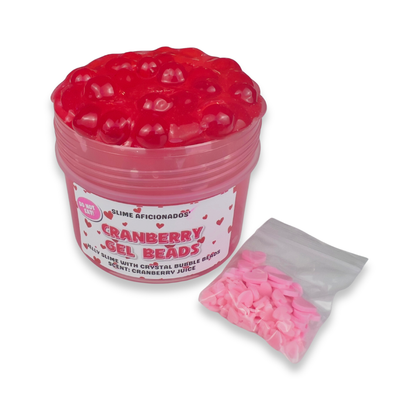 CRANBERRY GEL BEADS