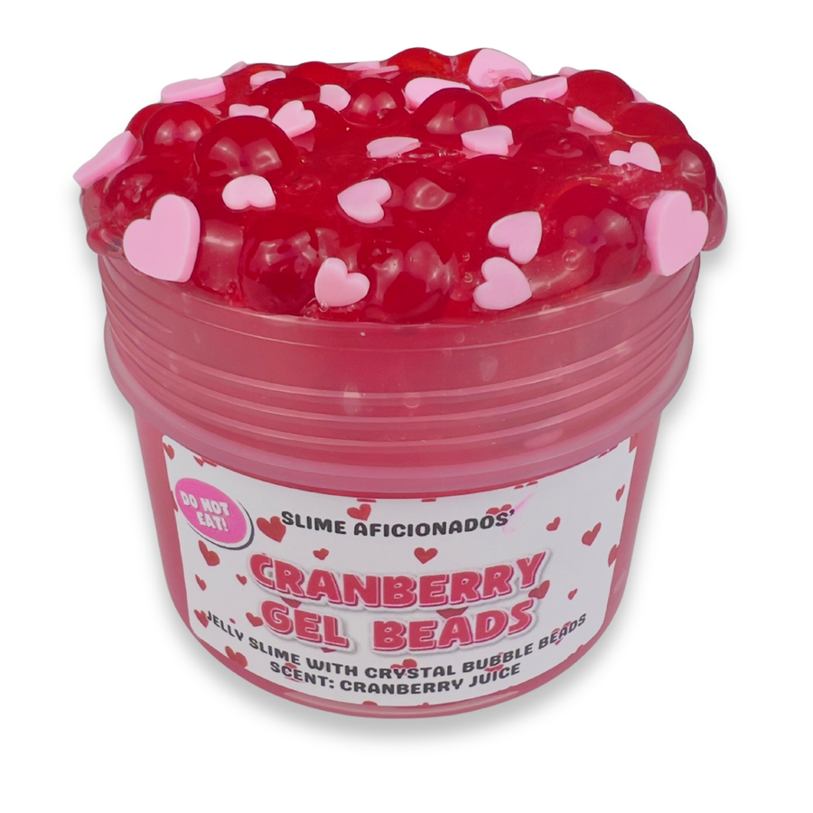 CRANBERRY GEL BEADS