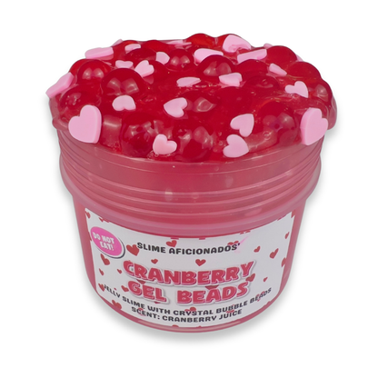 CRANBERRY GEL BEADS