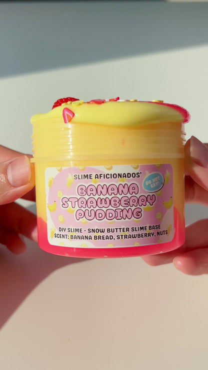 BANANA STRAWBERRY PUDDING